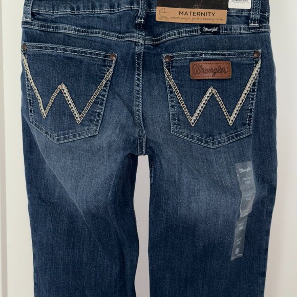 Wrangler Retro Mae mid-rise bootcut maternity jeans sz 1x32 NWT - Picture 5 of 10